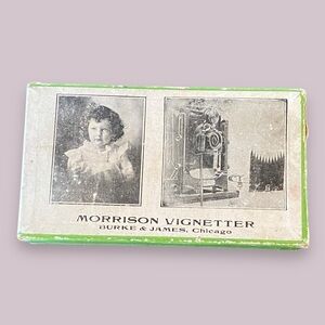 Antique Morrison Vignetter by Burke & James Photography in Original Box